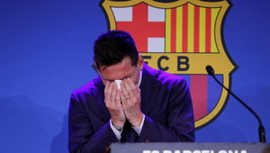 "Nie byłem na to gotowy". Messi zalewa się łzami i żegna się z Barceloną