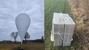 Miniatura: "Ujawniono 5 balonów oraz 10 paczek"....