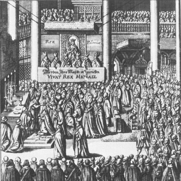 Koronacja Michała Korybuta Wiśniowieckiego na&nbsp;kr&oacute;la Polski w&nbsp;Krakowie, 29 września 1669&nbsp;r.
