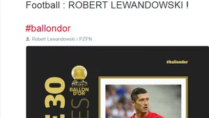 Miniatura: Lewandowski nominowany do Złotej Piłki