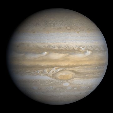 Zdjęcie Jowisza wykonane przez sondę Voyager 1