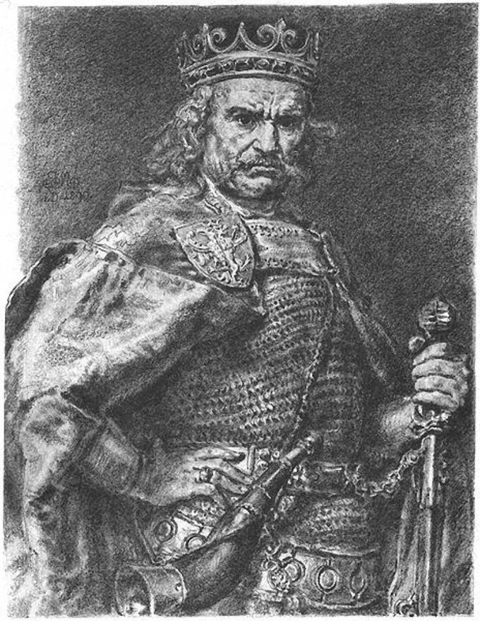 Jan Matejko, portret Władysława Łokietka