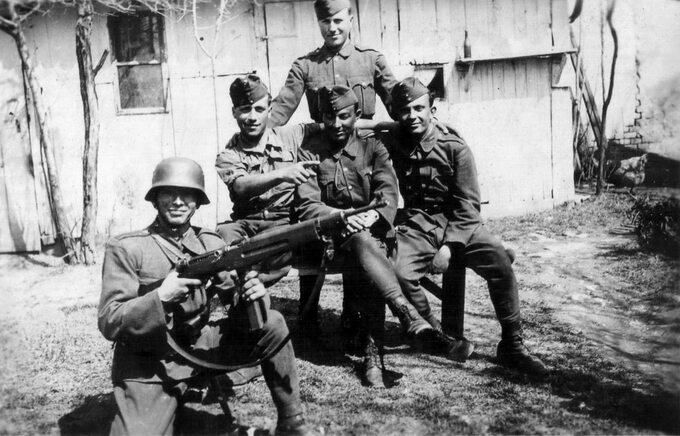 Węgierscy żołnierze, 1944 r.