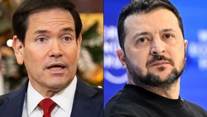 Miniatura: "Zełenski kłamie". Rubio oburzony słowami...