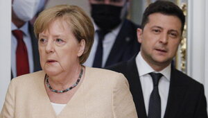 Miniatura: Merkel z Zełenskim o Nord Stream 2....