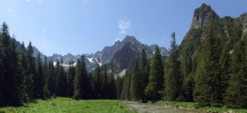 Panorama z&nbsp;polany pod&nbsp;Wysoką, Tatry, Słowacja