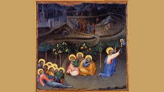 Giovanni di Paolo, Jezus w&nbsp;Ogrodzie Getsemani