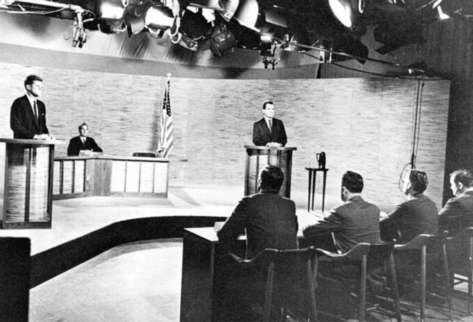Debata przed wyborami prezydenckimi pomiędzy J.F. Kennedym i R. Nixonem