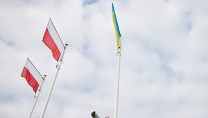 Miniatura: Flaga Ukrainy ponownie na Kopcu Kościuszki