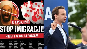 Miniatura: Bosak zaprasza na pikiety przeciw...