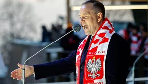 Miniatura: Burza po słowach o Nawrockim w sportowej...