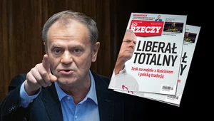 Miniatura: "Do Rzeczy" nr 9: Liberał totalny. Tusk na...