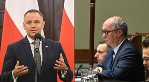 Miniatura: "Czuję żenadę". Nawrocki odpowiada...