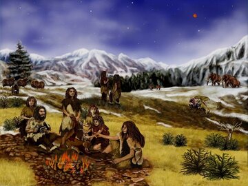 Neandertalczycy -&nbsp;wizja artystyczna
