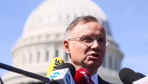 Miniatura: Prezydent Duda po spotkaniach na Kapitolu:...