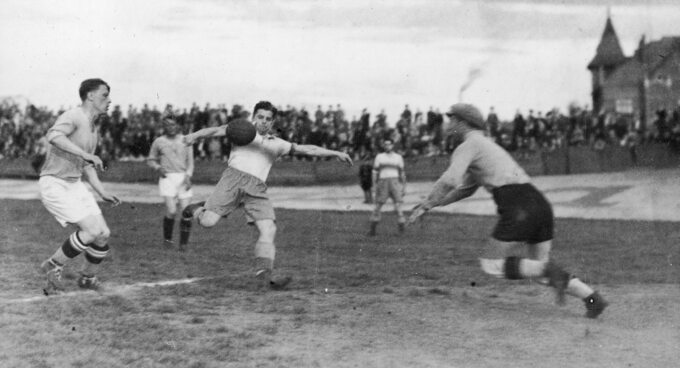 Mecz Cracovia - FC Wien, maj 1937 r.