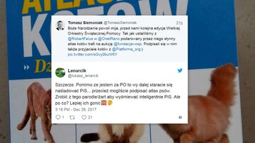 PO chce wylicytować dla WOŚP słynny „Atlas kotów". Reakcje internautów 