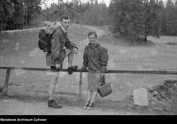 Wycieczka w&nbsp;Tatry. Druga poł. lat 50. XX wieku