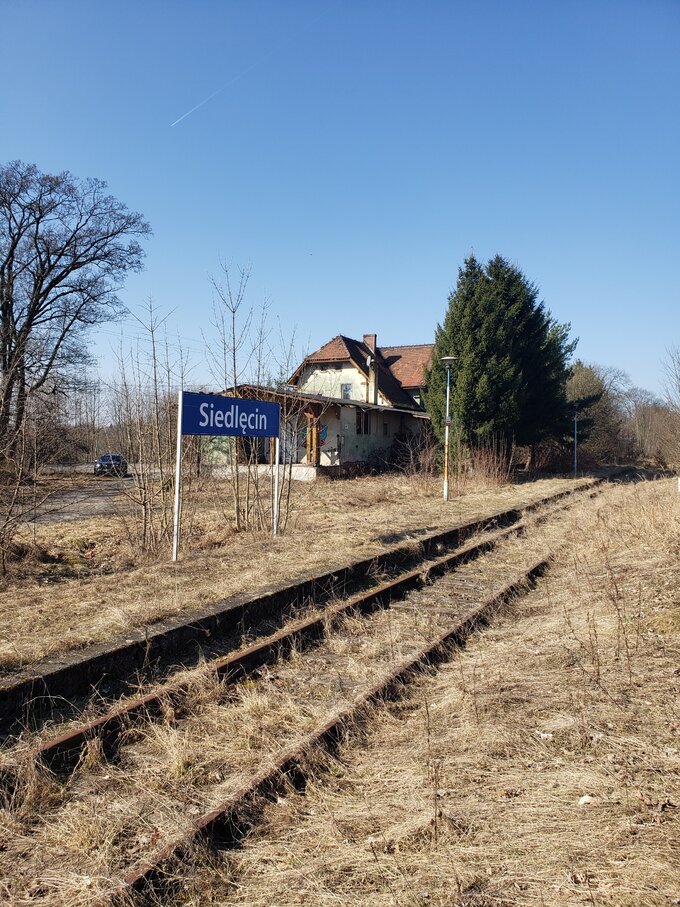 Stacja kolejowa Siedlęcin -&nbsp;stan obecny