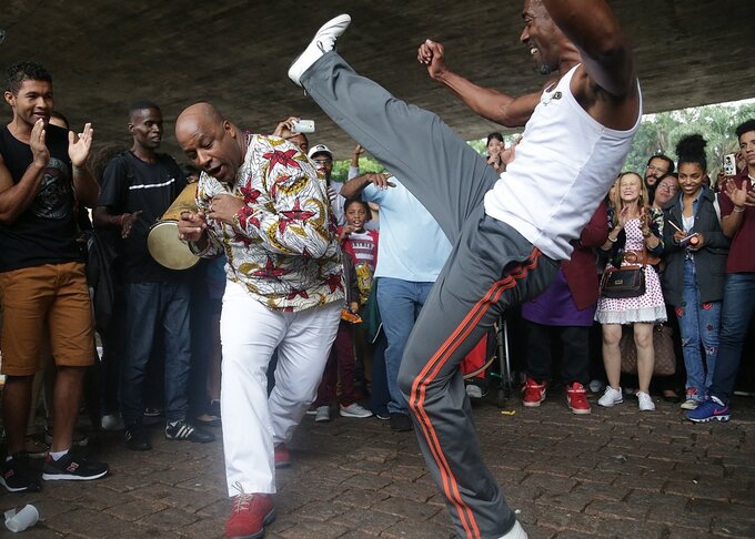 Capoeira. São Paulo , Brazylia