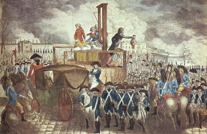 Georg Heinrich Sieveking, Zgilotynowanie Ludwika XVI