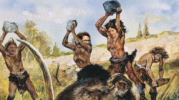 Jak ludzie rzucali w dinozaury kamieniami 