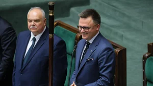 Miniatura: Hołownia pożegnał się z posłami w Sejmie....