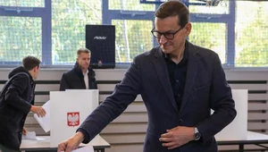 Miniatura: Premier Morawiecki już zagłosował i...