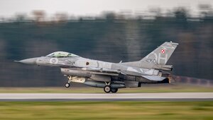 Miniatura: Zamknięte lotniska, myśliwce w powietrzu....