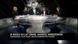 Miniatura: Tak TVN24 pożegnało Morozowskiego. "Nasz...