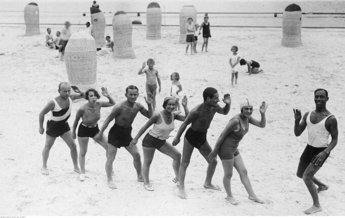 Kąpielisko siarczano-solankowe Truskawiec-Pomiarki, 1930 r.