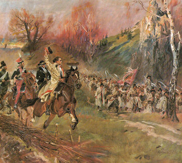 Wojciech Kossak, Kościuszko z&nbsp;kosynierami
