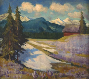 Stanisław Ignacy Witkiewicz 'Witkacy', "Wiosna w górach" 