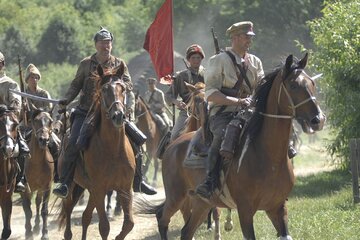Scena z&nbsp;planu filmowego "1920 Bitwa Warszawska"