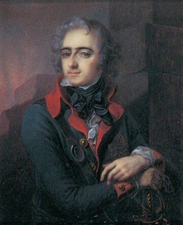 Portet ks. J&oacute;zefa Poniatowskiego z&nbsp;1793 roku, mal. Wincenty de Lesseur