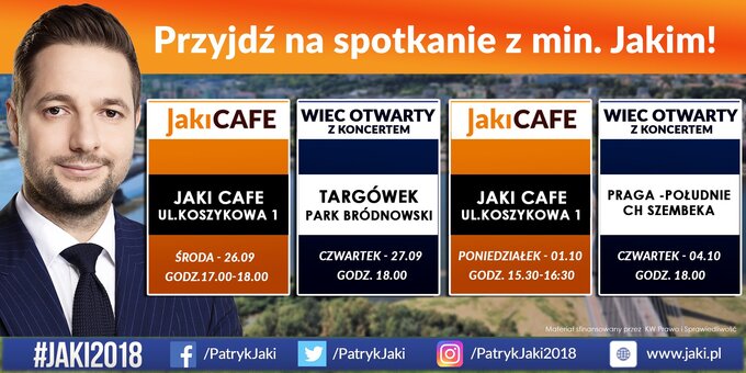 Spotkania z Patrykiem Jakim