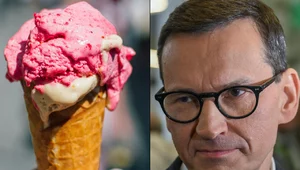 Miniatura: Lody za biało-czerwony pasek. Morawiecki...