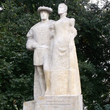 Szczeciński pomnik Bogusława X i&nbsp;Anny Jagiellonki