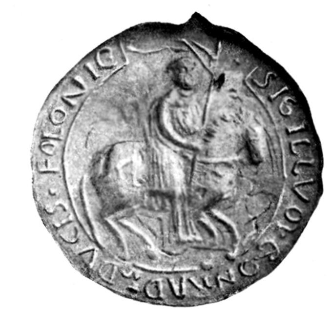 Pieczęć konna Konrada Mazowieckiego z 1218