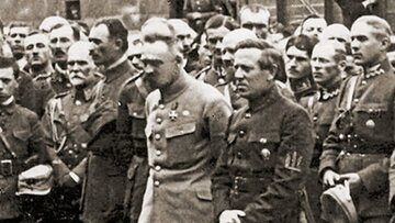J&oacute;zef Piłsudski i&nbsp;Symon Petlura w&nbsp;Stanisławowie, 1920&nbsp;r.