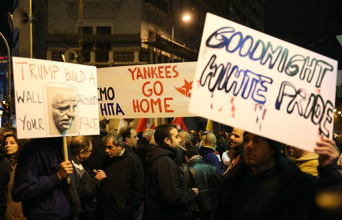 Zamieszki podczas wizyty Obamy w&nbsp;Atenach