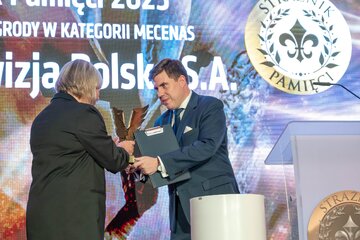 Karol Gac i&nbsp;Joanna Snochowska-Majer (TVP)