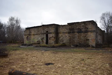 „Zamek umarłych” w Wałbrzychu - stan obecny 