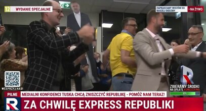 Miniatura: Zaskakujące sceny w TV Republika. Nagrania...