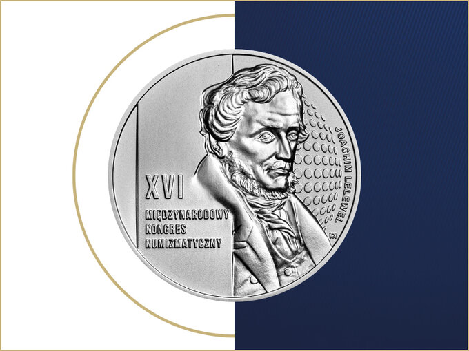 Nowa srebrna moneta kolekcjonerska NBP &ndash; XVI Międzynarodowy Kongres Numizmatyczny