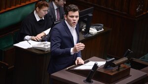 Miniatura: Najmłodszy poseł znowu wpadł w tarapaty....