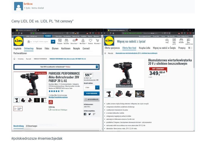 Oferta Lidla dla&nbsp;klient&oacute;w w&nbsp;Niemczech i&nbsp;Polsce