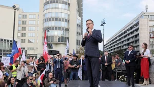 Miniatura: Protest przeciwników segregacji i przymusu...