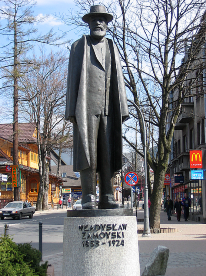 Władysław Zamoyski, pomnik w Zakopanem