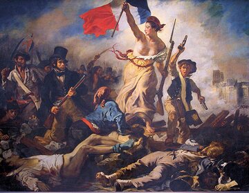 Symbol &bdquo;Marianny&rdquo; z&nbsp;najsłynniejszego obrazu Delacroix &bdquo;Wolność wiodąca lud na&nbsp;barykady&rdquo; pojawiał się na&nbsp;francuskich banknotach i&nbsp;znaczkach pocztowych